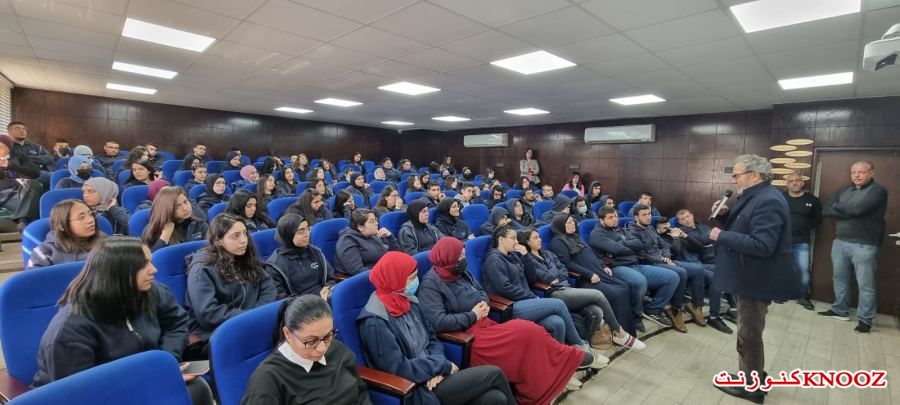 ثانوية الطيرة تلتقي وبحفاوة بالفنان محمد بكري 